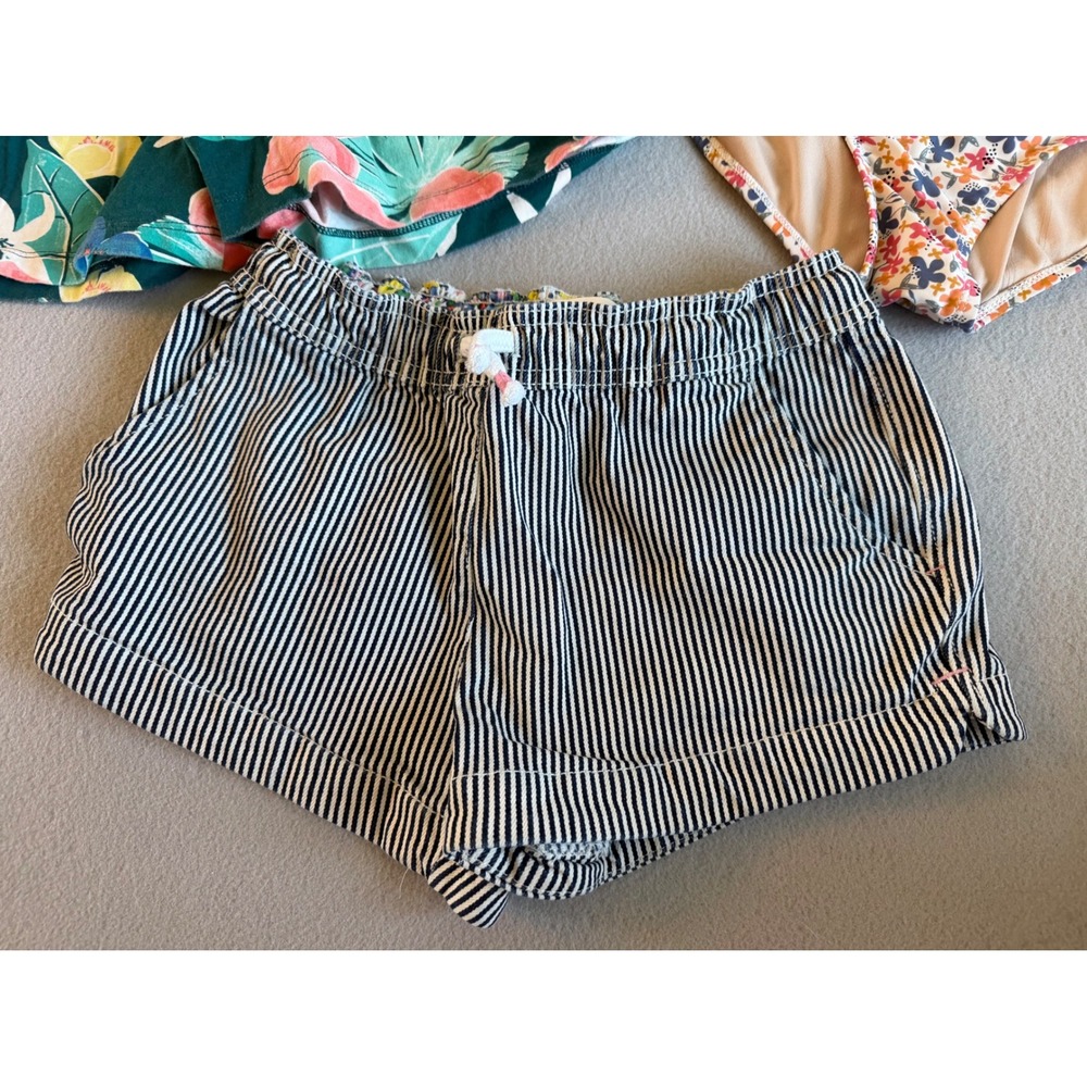 Girls Summer Bundle Boden Heart Shorts Tea Swimsuit Floral Romper 11-12 - Picture 2 of 10